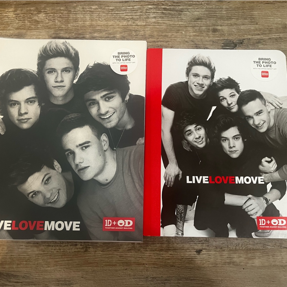 One Direction Live Love Move Notebook Bundle